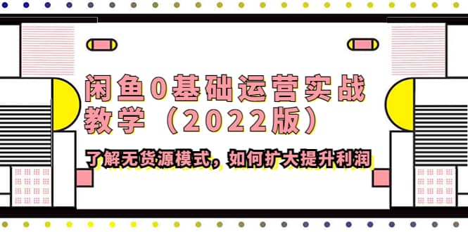 闲鱼0基础运营实战教学（2022版）了解无货源模式，如何扩大提升利润-魅影网创