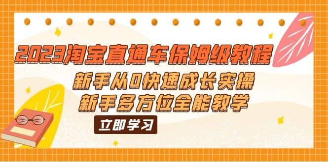 2023淘宝直通车保姆级教程：新手从0快速成长实操，新手多方位全能教学-魅影网创