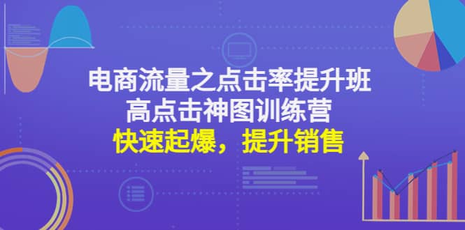 电商流量之点击率提升班+高点击神图训练营：快速起爆，提升销售-魅影网创