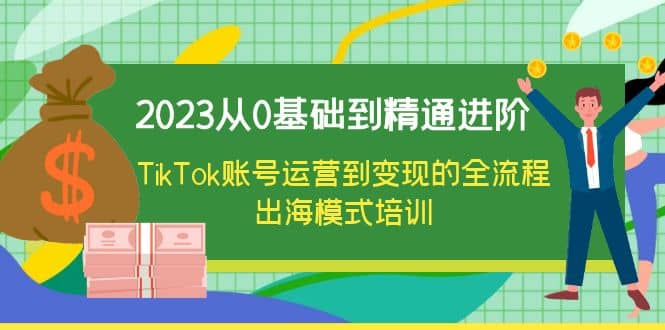 2023从0基础到精通进阶，TikTok账号运营到变现的全流程出海模式培训-魅影网创