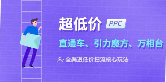 2023超低价·ppc—“直通车、引力魔方、万相台”全渠道·低价扫流核心玩法-魅影网创